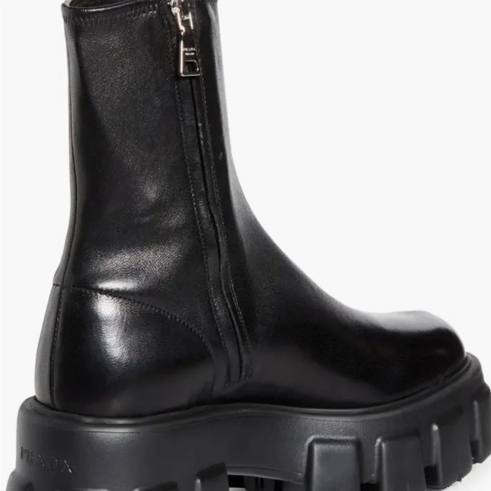New Prada Monolith Lug Sole Boot 38.5 - Picture 3 of 7